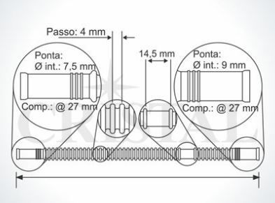 [CRIS1352] Manguera Corrugada Plastica