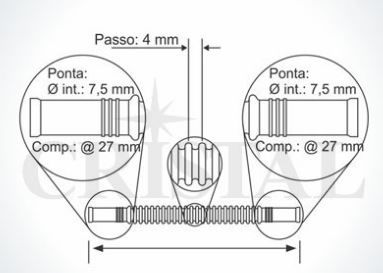 [CRIS1354] Manguera Corrugada Plastica