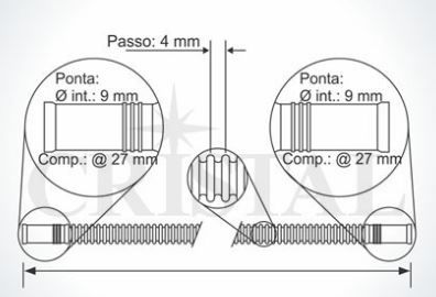 [CRIS1357] Manguera Corrugada Plastica
