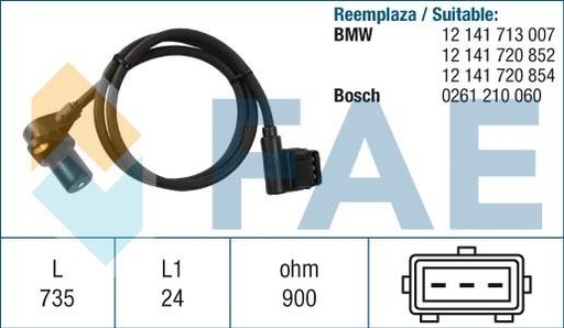 [FAE79039] Sensor De Rpm
