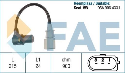 [FAE79048] Sensor De Rpm