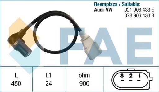 [FAE79055] Sensor De Rpm