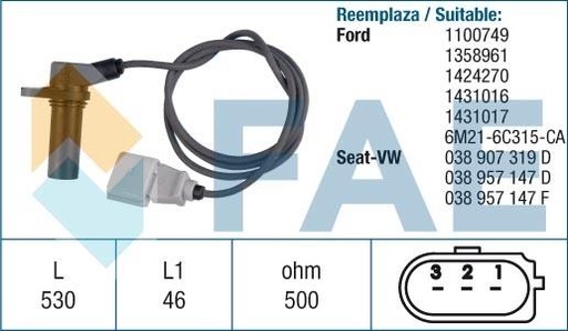 [FAE79063] Sensor De Rpm