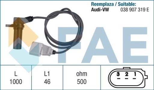 [FAE79064] Sensor De Rpm