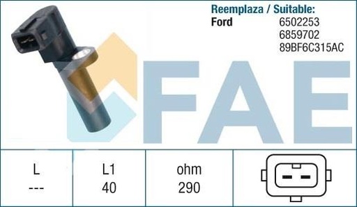 [FAE79095] Sensor De Rpm