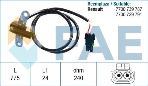 [FAE79145] Sensor De Rpm