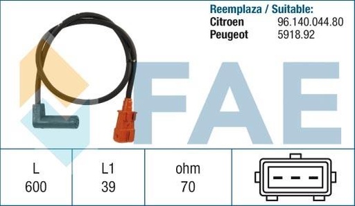 [FAE79158] Sensor De Rpm